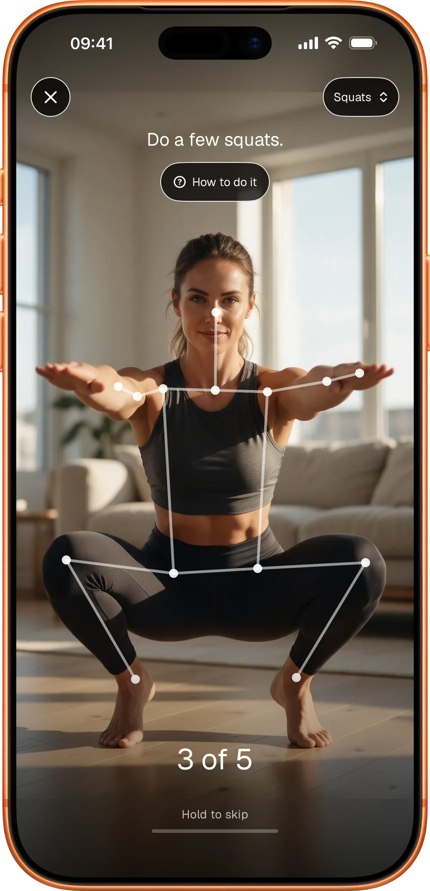 tregua — a few squats stand between you and the app you just opened